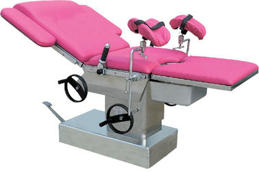 Tıbbi hidrolik jinekolojik sandalye 4 Castor ile kadınlar için