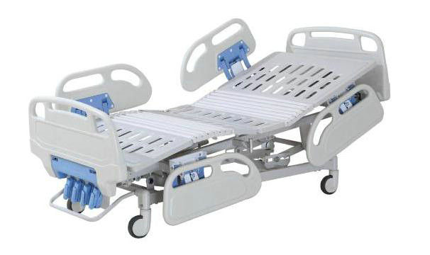 Katlanabilir manuel Hastanesi yoğun bakım yatak, hasta acil durum için klinik yatak