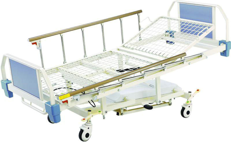 Alüminyum alaşım yan raylar ile hidrolik tıbbi hasta yatağı 4 çalışması