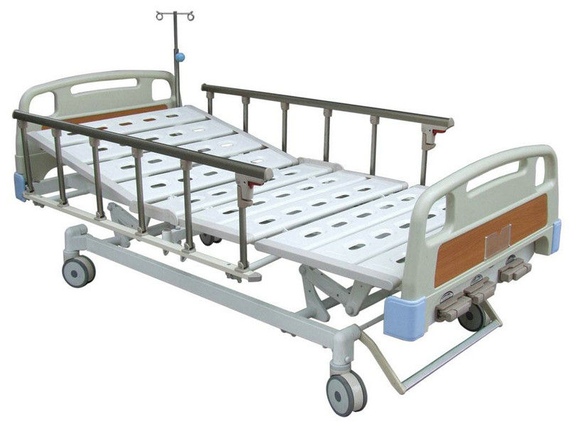 3 Crank, Yarı Fowler YBÜ hasta yatağı Ayarlanabilir Manuel Hastane Yatağı