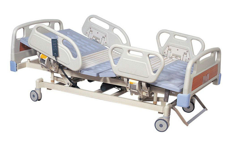 Hasta Çelik Çerçeve için Elektrikli Hastane YBÜ Yatağı 700mm ABS Başlık